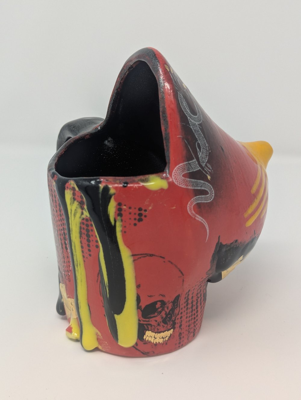 Image of Red and Black Zia Jug Mug
