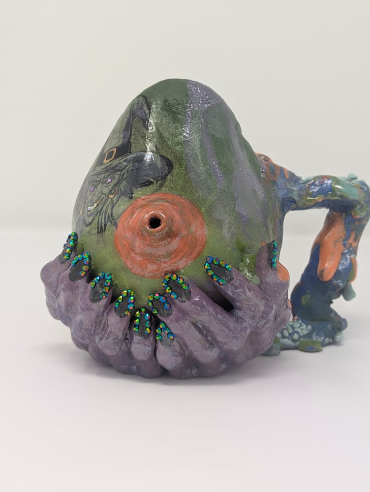 Image of Witch Hands Eyeball Jug Mug