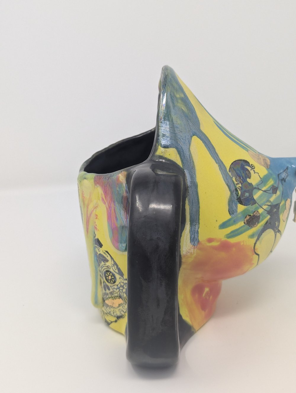 Image of Yellow and Turquoise Zia Jug Mug