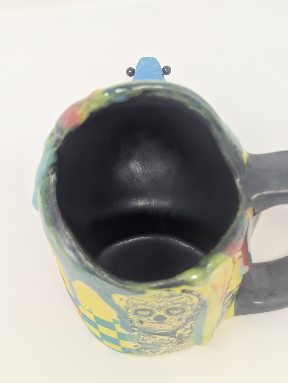 Image of Yellow and Turquoise Zia Jug Mug