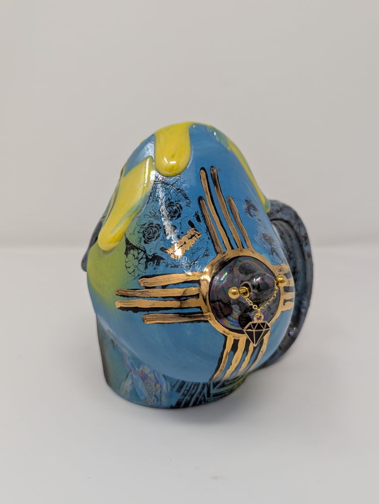 Image of Turquoise and Black Zia Jug Mug