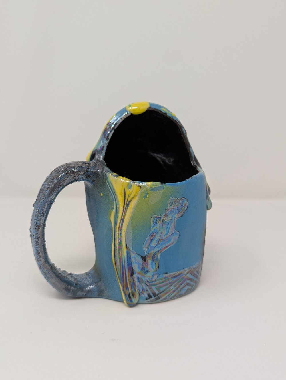 Image of Turquoise and Black Zia Jug Mug
