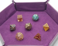 Image 1 of Handmade Dice: Chakra Set