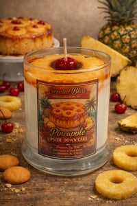 Pineapple upside down cake candle 