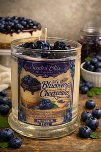 Blueberry Cheesecake in a Jar candke