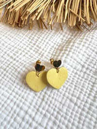 Boucles SIXTINE Jaune 