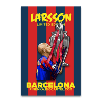 Henrik Larsson Red Ribbon Pin Badge - 5 Available (Pre-Order)
