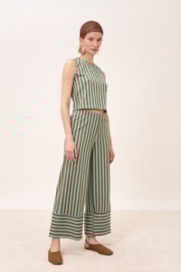 Image 1 of PANTALONE PRISCILLA RIGHETTE MULTI ARGENTO