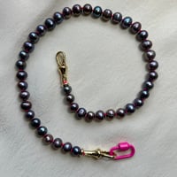 Image 2 of Black star pearl necklace