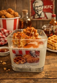 Image 1 of Chicken and Waffle candle 