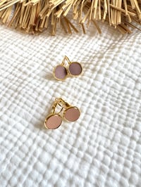 Boucles EVA Nude / Rose antique