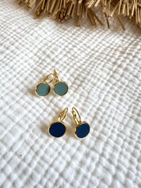 Boucles EVA Bleu glacier / Marine