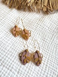 Boucles JOSEPHINE Nude / Rose antique