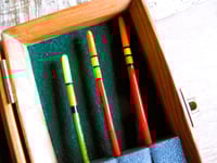 Image 2 of Float box with 3 x Goose Quills