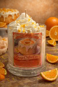 Orange Chiffon Cake Candle 