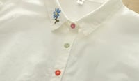 Image 3 of Cotton Blouse with Colorful Buttons