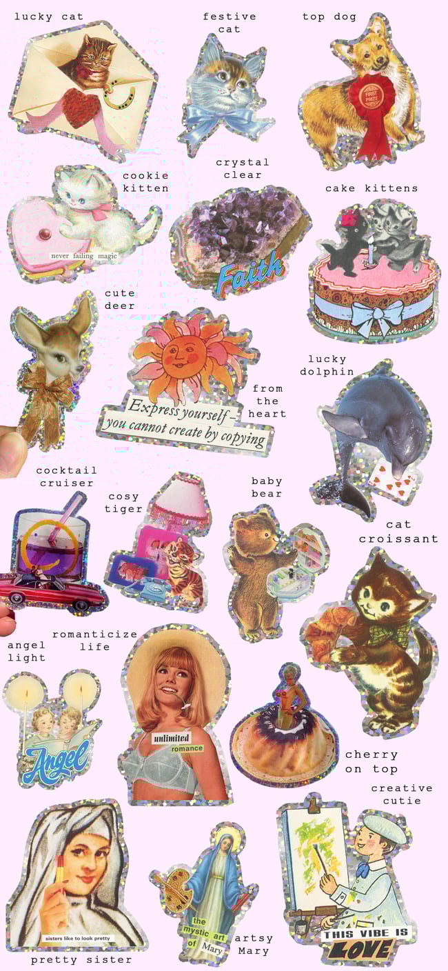 Glitter Stickers 