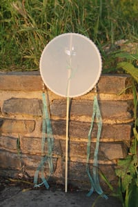 Image 3 of Museum Co-branded Chinese Traditional Handmade Silk Woven Fan - Lily