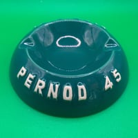 Image 1 of French Pernod Pastis 45/51 Green ashtray 1950's