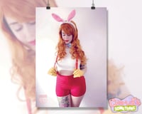 Charlotte Something "Roger Rabbit" Signed Poster