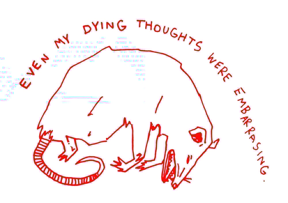 Image of DYING THOUGHTS - Print