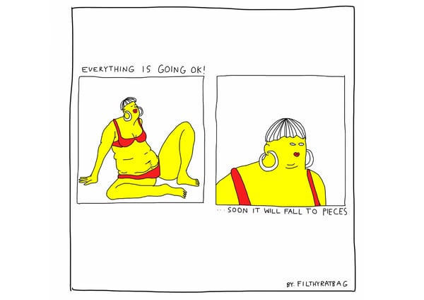 Image of EVERYTHING IS OK - Print