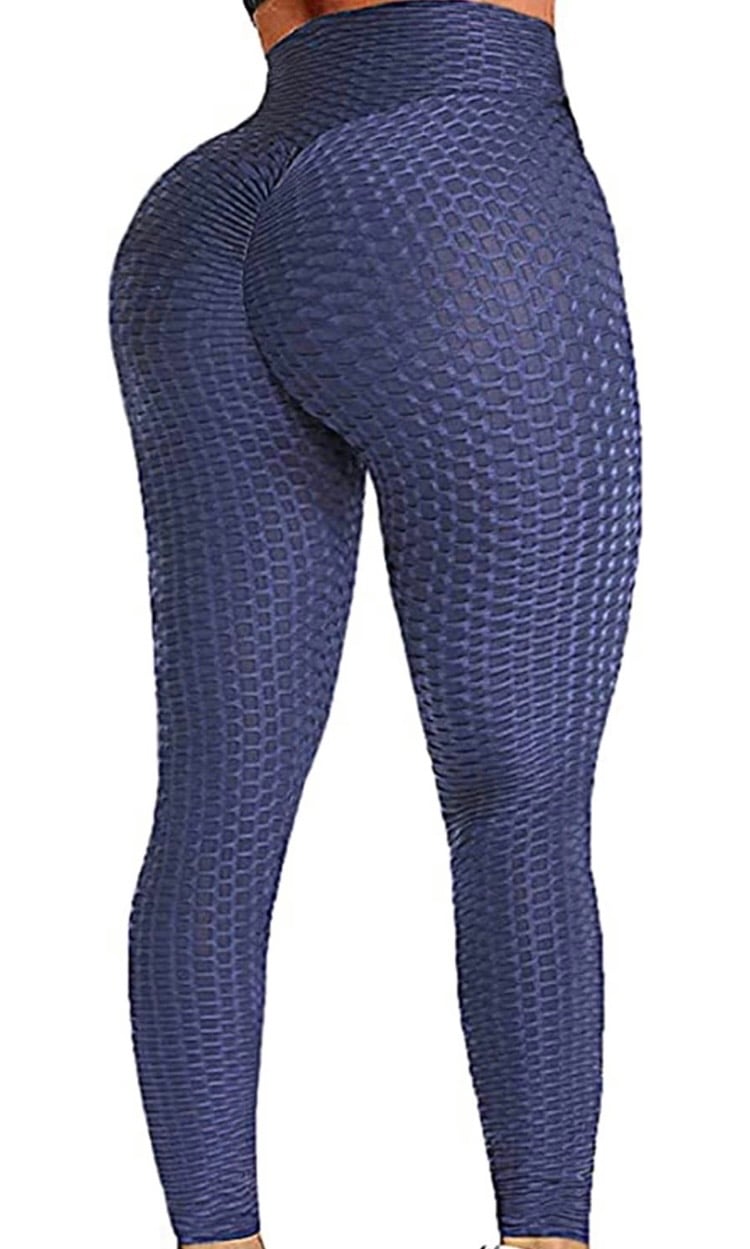 Image of Navy High Waist Bodycon Tights