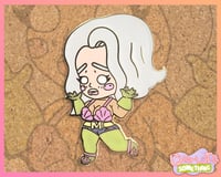 Image 1 of Charlotte Something Mermaid Woman Enamel Pin Badge