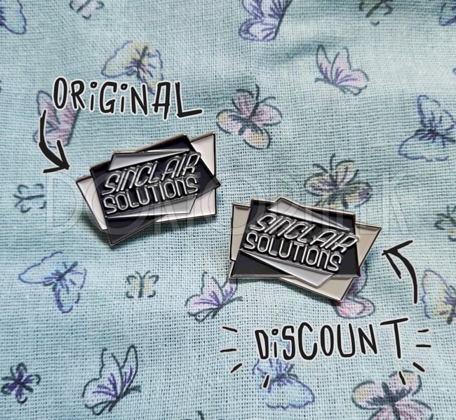 Discount Merch (check desc) | Business Enamel Pin