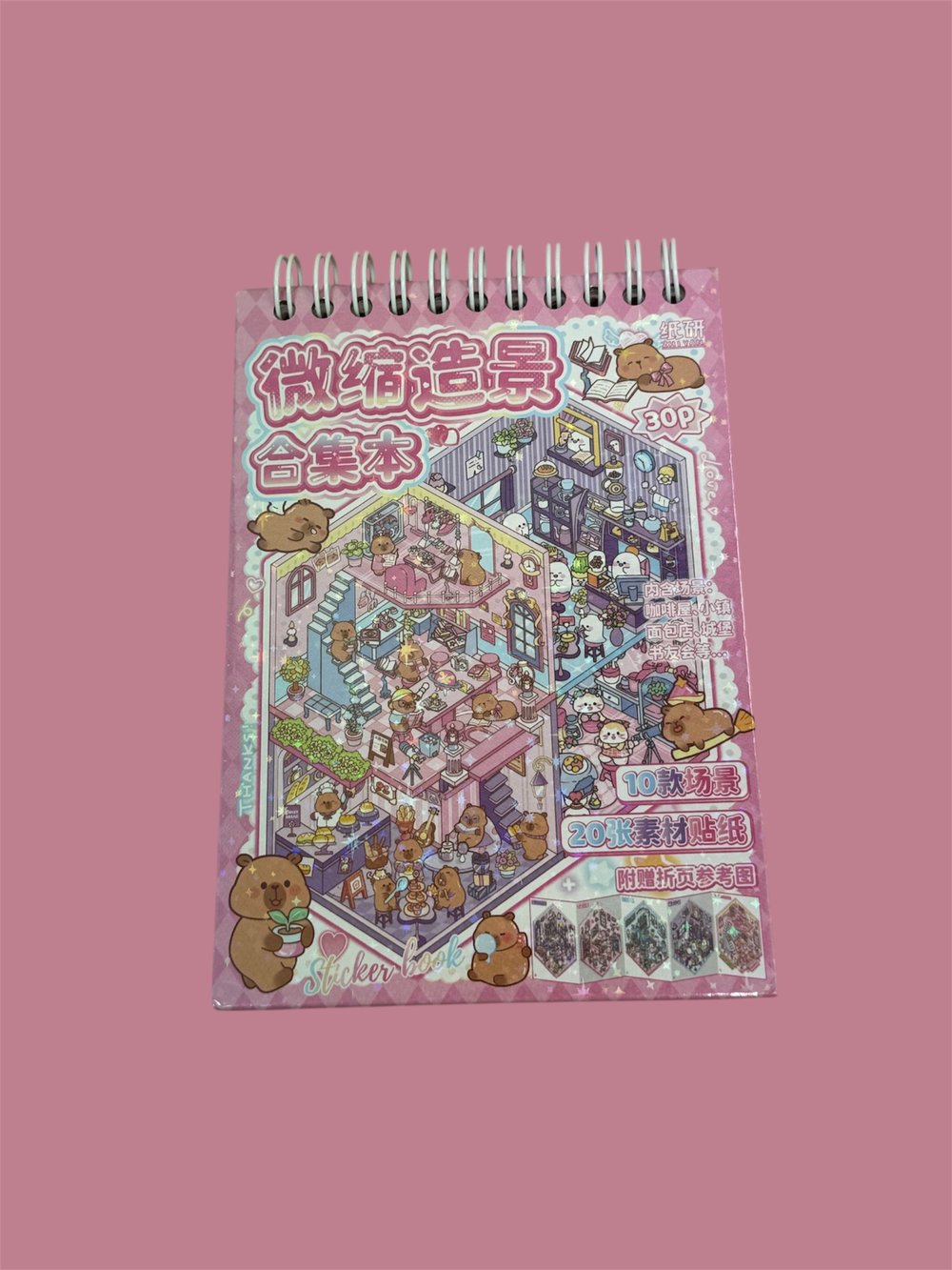 Image of Miniature Scene Sticker Book🧸