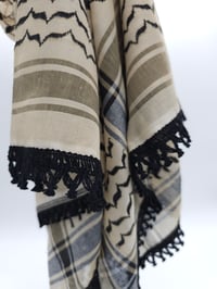 Image 2 of Sand With Black Tassel Keffiyeh