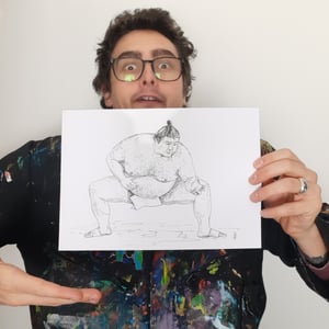 Image of Takayasu A4 ink drawing