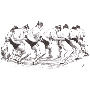 Image of Mukade-suriashi a4 Ink drawing