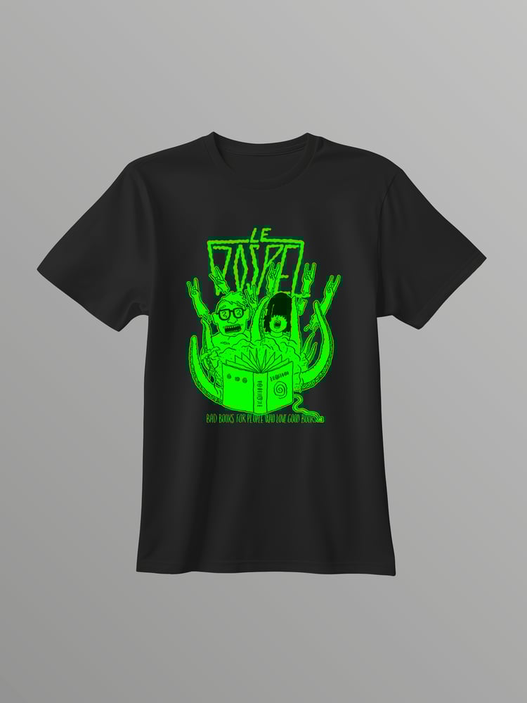 Image of Tee-shirt Bad Books Green by Ben Lupus (MEDIUM)