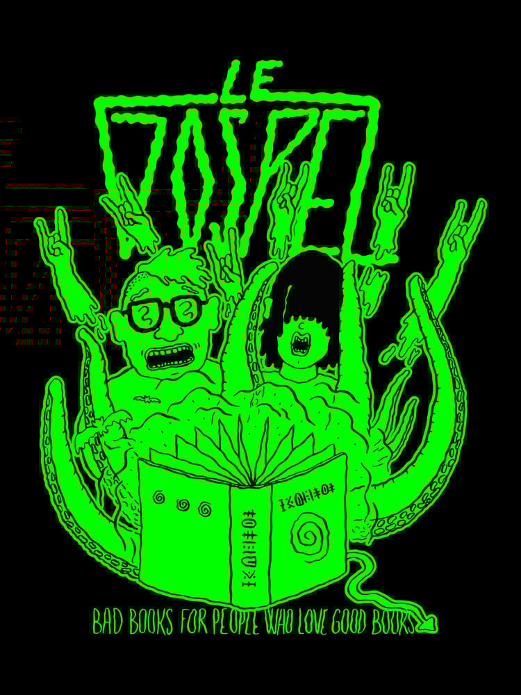 Image of Tee-shirt Bad Books Green by Ben Lupus (SMALL)