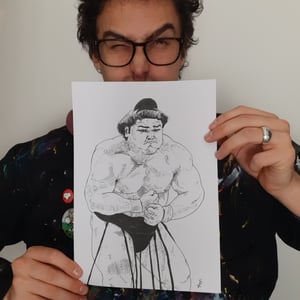 Image of  Asakoryu flex A4 ink drawing