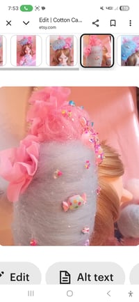 Image 4 of Cotton Candy Headpiece