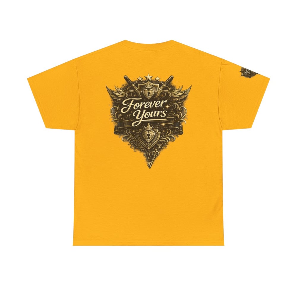 Image of Unisex T-Shirt — "She Was Tired of Being Strong, So I Chose to Be Your Peace" Vintage Crest Design