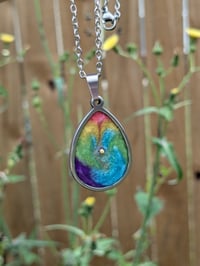 Tye Dye Mustard Seed Necklace