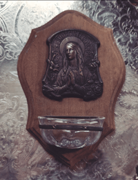 Immaculate conception holy water font
