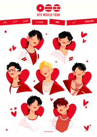 Image 2 of [PRINTS] Red On