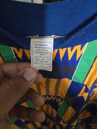 Image 2 of Kente Cloth Short Set