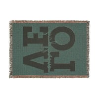 Image 4 of LOVE Woven Blanket — Cozy Fringe Throw with Bold Typography (Home Decor, Gift)