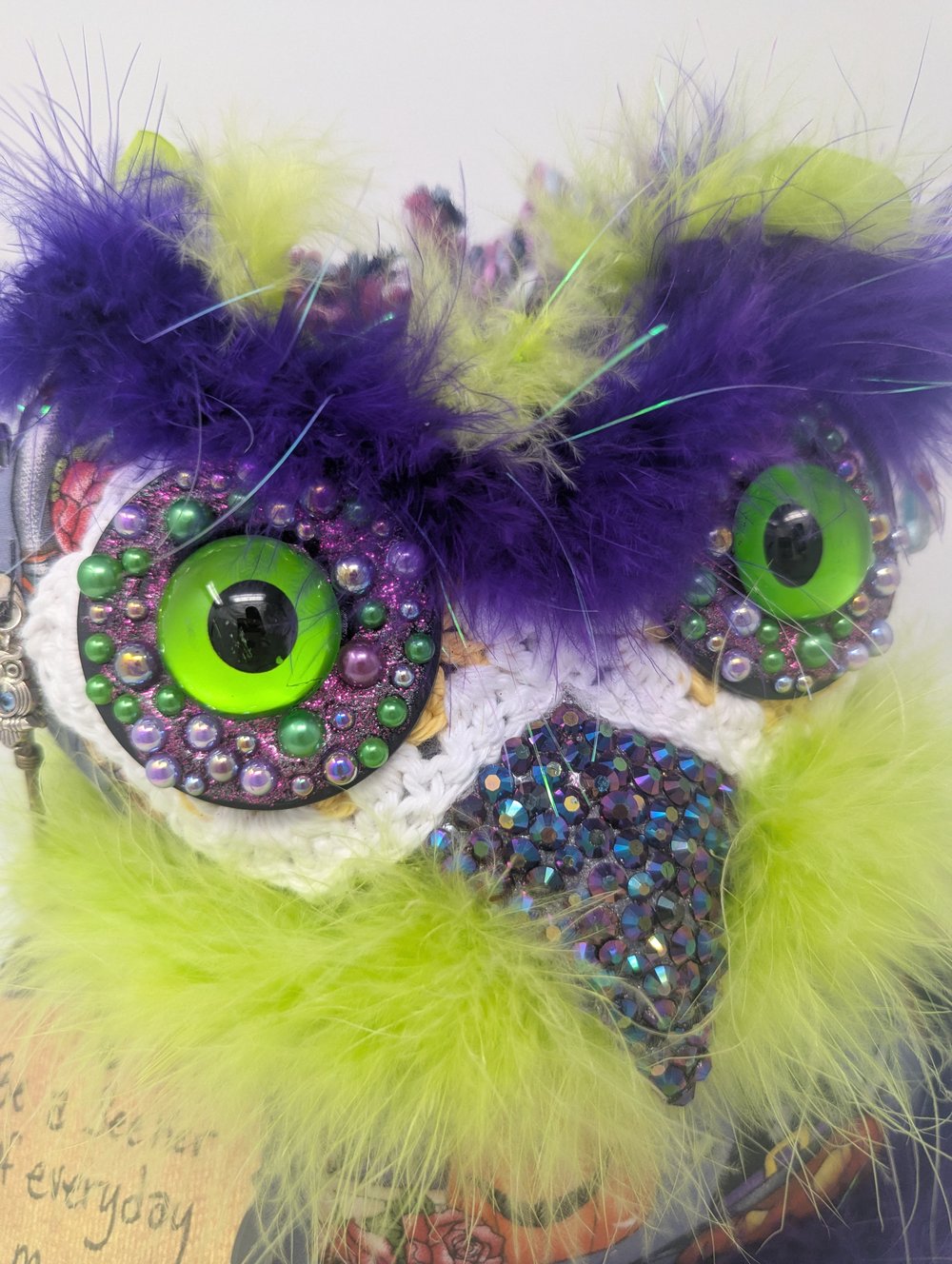 Image of Purple and Green Wicked Owl