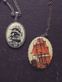 Image 2 of Clipper ship necklaces 