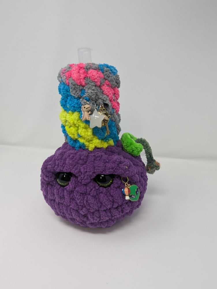 Image of Large Crocheted LaBuBong Keychain