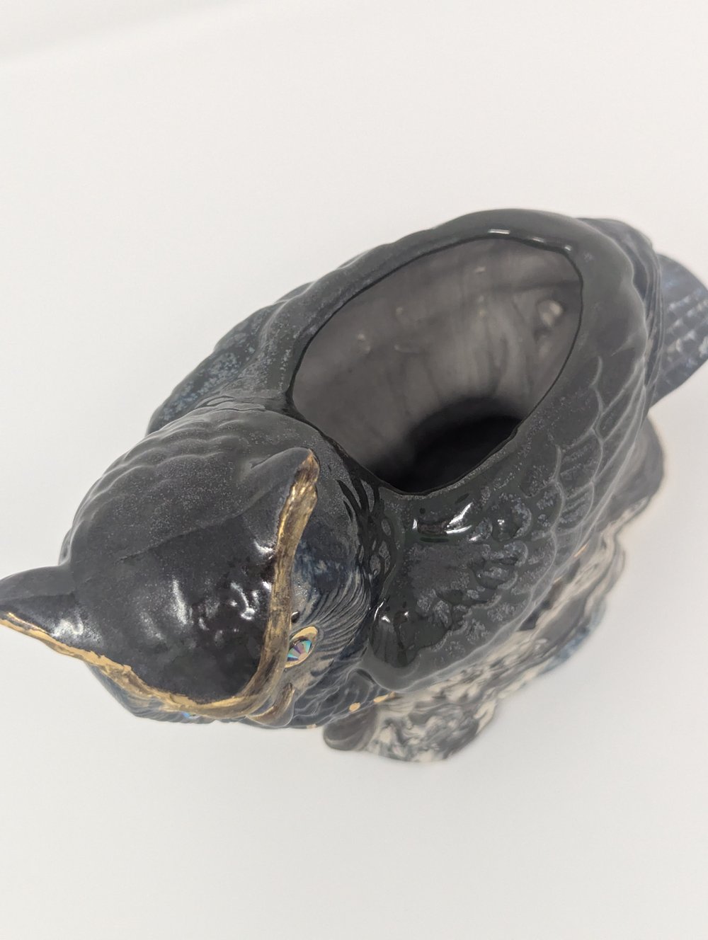 Image of Marbled Owl Vase