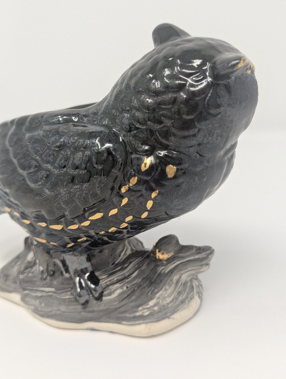 Image of Marbled Owl Vase