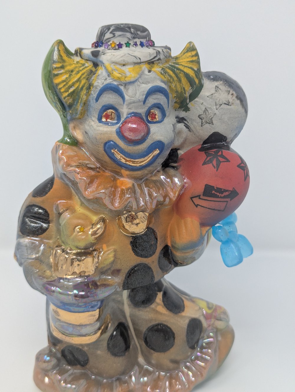 Image of 2-Sided Clown Statue