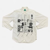 Image 1 of PUMA Rudolf Dassler Schuhfabrik 'New York Art Review' Oxford Shirt - Size Large (2000s)